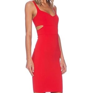 Jay Godfrey Red Dress Size 2